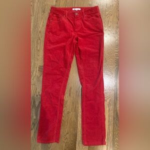 Versona red corduroy pants